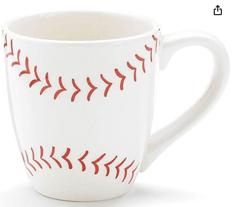Baseball 13 oz Ceramic Coffee Mug Great Gift for Sports Fans 4pxNoAh