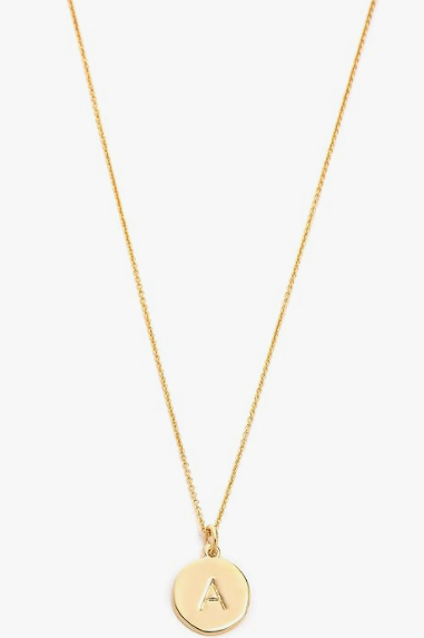 kate spade new york Gold Initial Pendant 46zA6dW